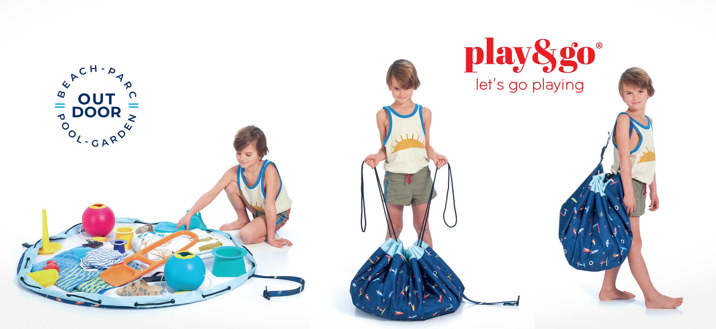 Outdoor Playmat & Storage Bag - Surf