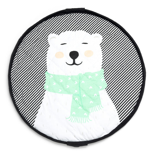 Soft Playmat & Storage Bag - Polar Bear