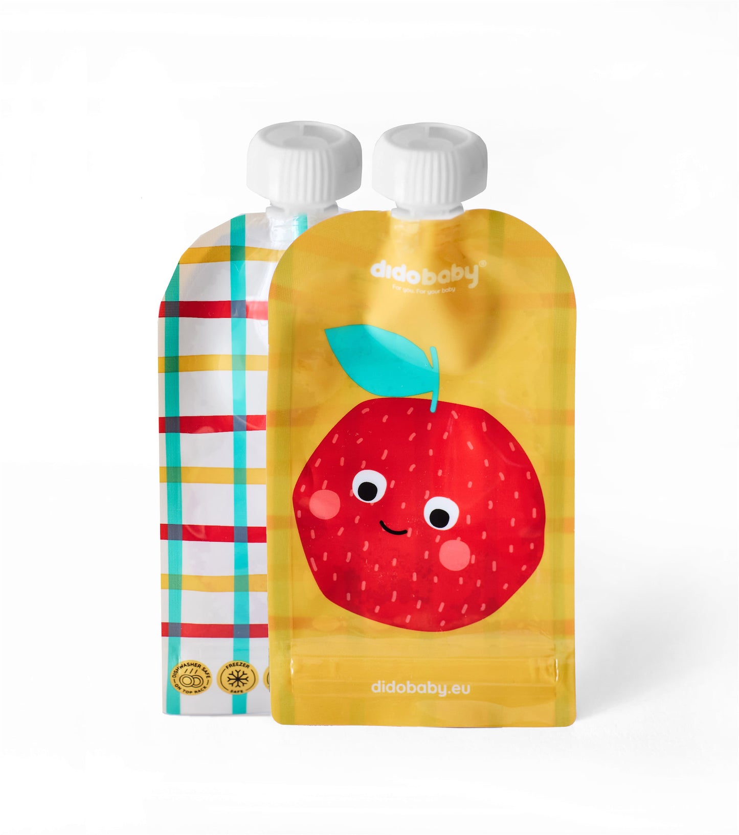 Reusable Pouches (Pack of 6) - Fruits