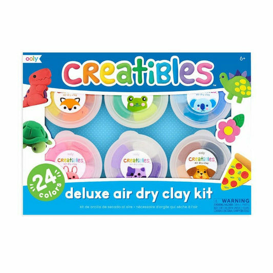 Creatibles DIY Air Dry Clay Kit - 27 Pc Set