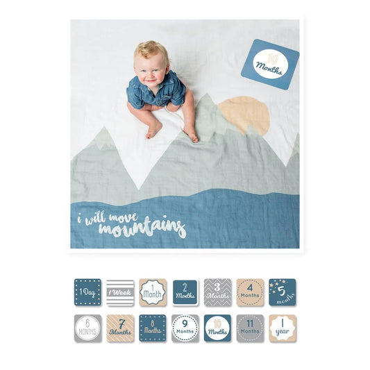 Baby's First Year™ Blanket & Cards Set - I Move Mountains