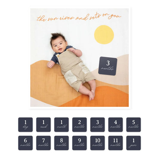 Baby's First Year™ Blanket & Cards Set - Sun Rise