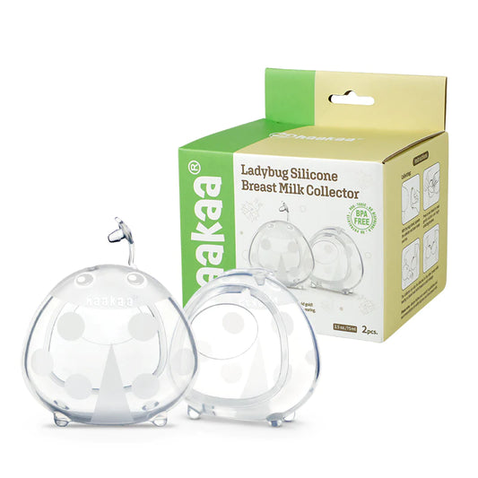 Silicone Ladybug Milk Collector and Storage Bag (150 ml x 2)