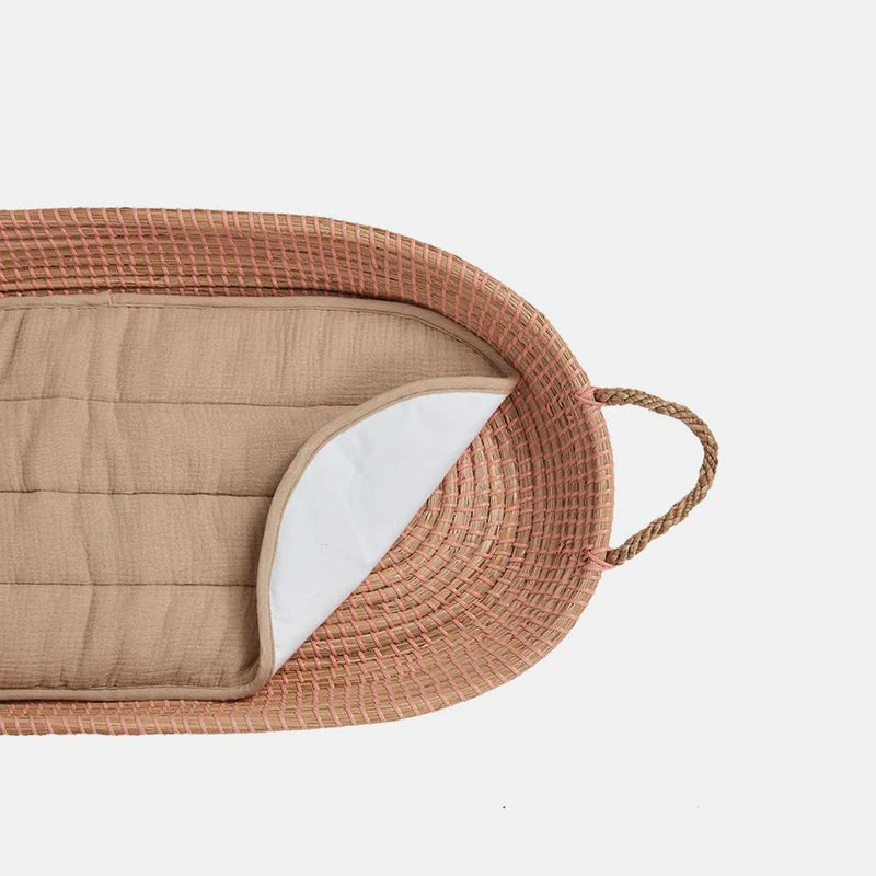 Luxe Organic Cotton Changing Basket Liner - Dune