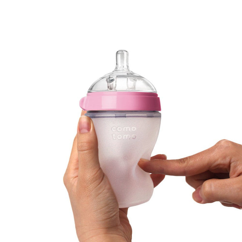 Baby Bottle Pink, Double, 250ml